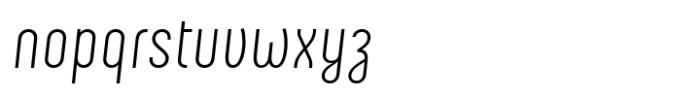 Neubau Pro Lt-Italic Font LOWERCASE