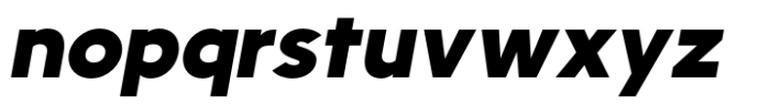 Neubaufra Bold Italic Font LOWERCASE