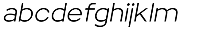 Neubaufra Light Italic Font LOWERCASE
