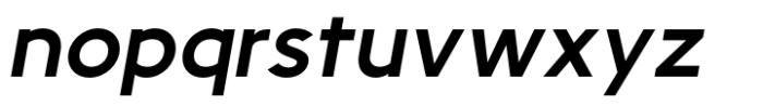 Neubaufra Medium Italic Font LOWERCASE