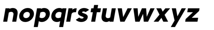 Neubaufra Semi Bold Italic Font LOWERCASE