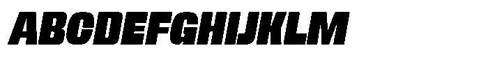 Neubricks Bold Italic Font UPPERCASE