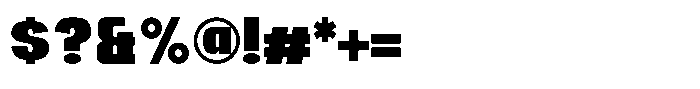 Neubricks Bold Font OTHER CHARS
