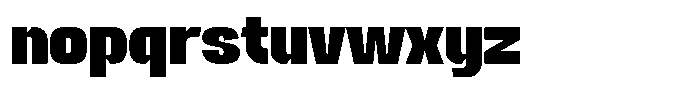Neubricks Bold Font LOWERCASE