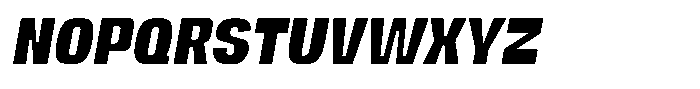 Neubricks Italic Font UPPERCASE