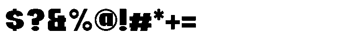 Neubricks Medium Font OTHER CHARS