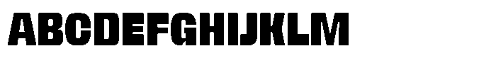 Neubricks Medium Font UPPERCASE