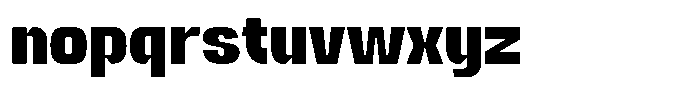 Neubricks Medium Font LOWERCASE