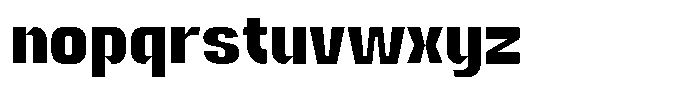 Neubricks Regular Font LOWERCASE