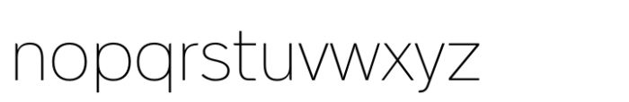 Neue Alte Grotesk Extra Light Font LOWERCASE