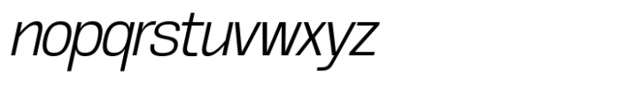 Neue Asgraf Extra Light Italic Font LOWERCASE