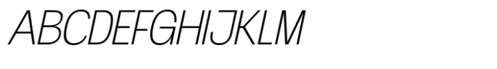 Neue Asgraf Thin Italic Font UPPERCASE