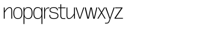Neue Asgraf Thin Font LOWERCASE