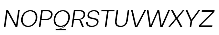 Neue Augenblick Light Italic Font UPPERCASE