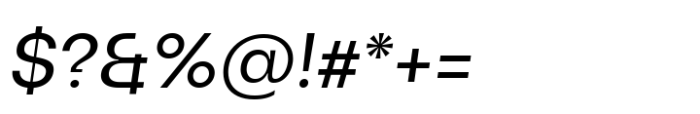 Neue Augenblick Medium Italic Font OTHER CHARS