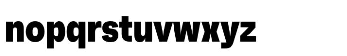 Neue Faktum Condensed ExtraBold Font LOWERCASE