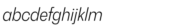 Neue Faktum Condensed ExtraLight Italic FONT