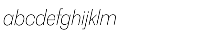 Neue Faktum Condensed Thin Italic FONT
