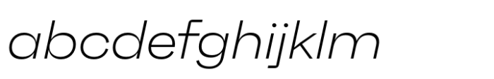 Neue Faktum Extended ExtraLight Italic FONT