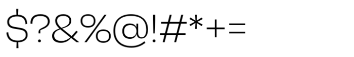 Neue Faktum Extended ExtraLight Font OTHER CHARS