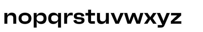 Neue Faktum Extended SemiBold Font LOWERCASE