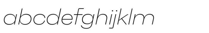 Neue Faktum Extended Thin Italic FONT