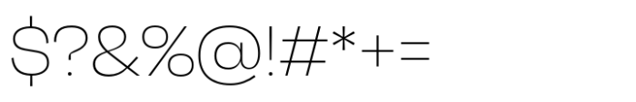 Neue Faktum Extended Thin Font OTHER CHARS