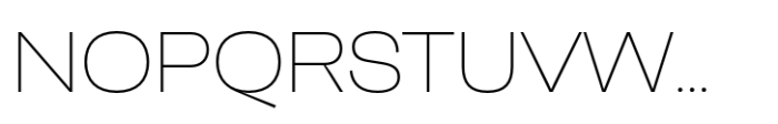 Neue Faktum Extended Thin Font UPPERCASE