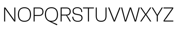 Neue Faktum ExtraLight Font UPPERCASE