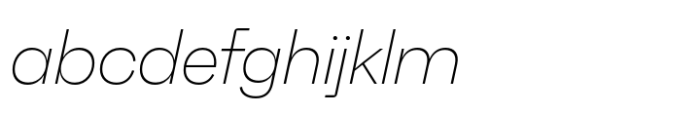 Neue Faktum Thin Italic FONT