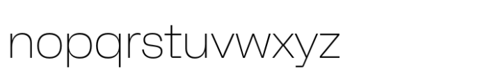 Neue Faktum Thin Font LOWERCASE