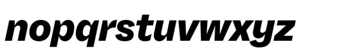 Neue Freigeist Black Italic Font LOWERCASE