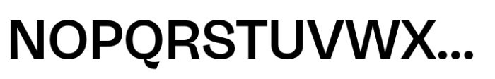 Neue Freigeist SemiBold Font UPPERCASE