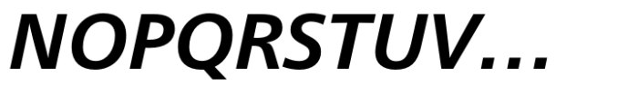Neue Frutiger Cyrillic Bold Italic Font UPPERCASE