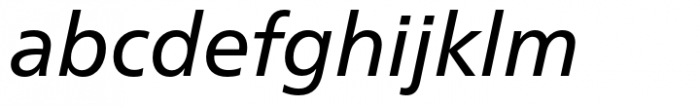 Neue Frutiger Cyrillic Italic Font LOWERCASE