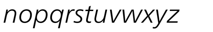 Neue Frutiger Cyrillic Light Italic Font LOWERCASE