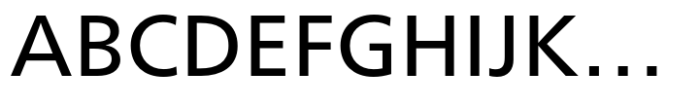 Neue Frutiger Cyrillic Regular Font UPPERCASE