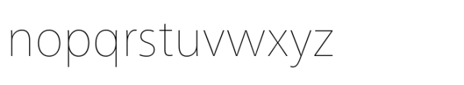 Neue Frutiger Hebrew UltraLight Font LOWERCASE