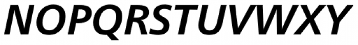Neue Frutiger Paneuropean W1G Bold Italic Font UPPERCASE