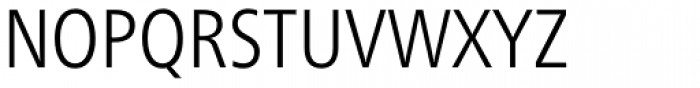 Neue Frutiger Paneuropean W1G Condensed Light Font UPPERCASE