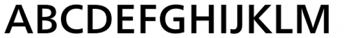 Neue Frutiger Paneuropean W1G Medium Font UPPERCASE