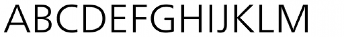 Neue Frutiger Pro Light Font UPPERCASE