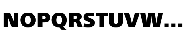 Neue Frutiger Thai Traditional Extra Black Font UPPERCASE