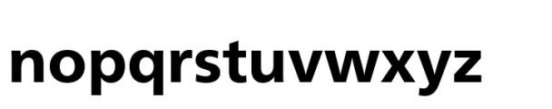 Neue Frutiger Thai Traditional Heavy Font LOWERCASE