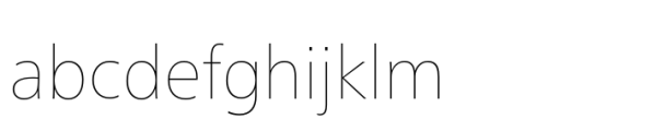 Neue Frutiger Thai Traditional Ultra Light FONT