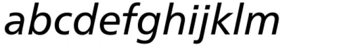 Neue Frutiger Variable Italic Font LOWERCASE