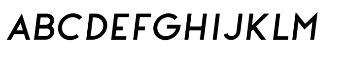 Neue George Pro Semibold Italic Font UPPERCASE
