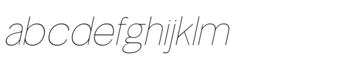 Neue Gothama Thin Oblique FONT