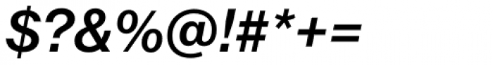 Neue Haas Grotesk Pro Text 66 Medium Italic Font OTHER CHARS