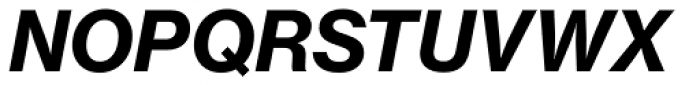 Neue Haas Grotesk Pro Text 76 Bold Italic Font UPPERCASE
